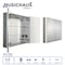 Whitehaus Dbl Mirrored Door Medicine Cabinet W/ Usb, Sd Card, Bluetooth, Fm Radio, S WHFEL8069-S - alternate 1